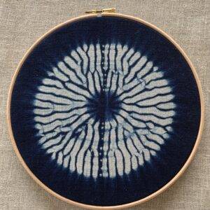 Tambour 20 cm radiant fond bleu
